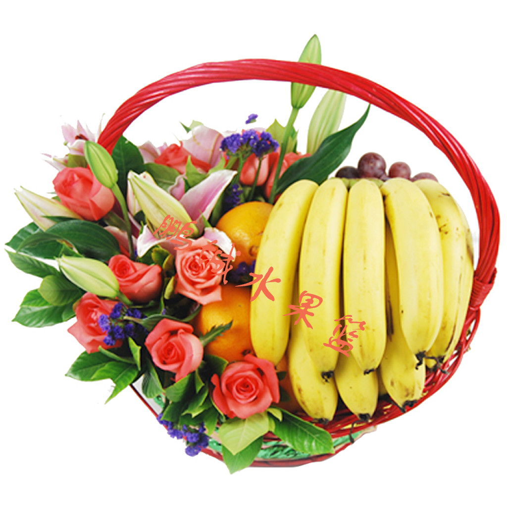 深圳实体店定做时免费配送实拍水果鲜花礼篮24小时同城3小时送达