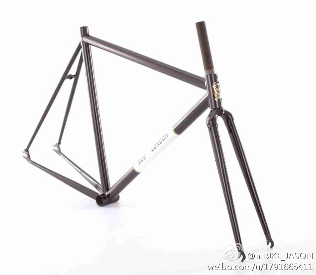 @BIKE FIXED GEAR 英国BLB LONDON LO-PRO 单速死飞车架组 青铜色