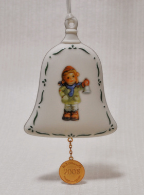 出口外贸陶瓷圣诞树挂件喜姆娃娃