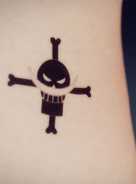 【女仆TATOO】018海贼王动漫纹身贴 H0003-白胡子海贼团