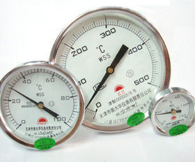 双金属温度计WSS-301/401/501 杆长50mm/75mm/100mm/150mm