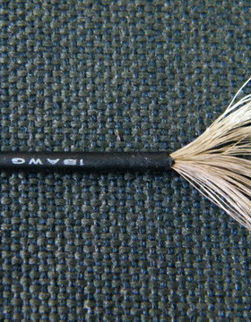 高品质模型 电机电调电池用 18AWG 超柔软硅胶线 黑色 3.2元/米