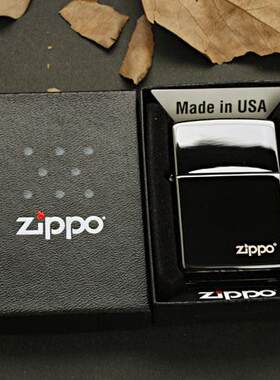美国原装正品 ZIPPO打火机 黑炫冰标志/24756ZL 专柜正版ZP限量版