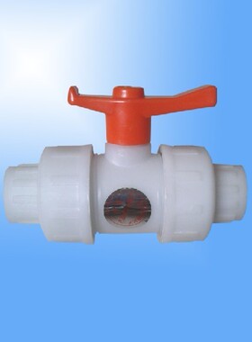 增强聚丙烯球阀 GRPP FRPP UPVC 双由壬 双活接 塑料 阀门 DN100