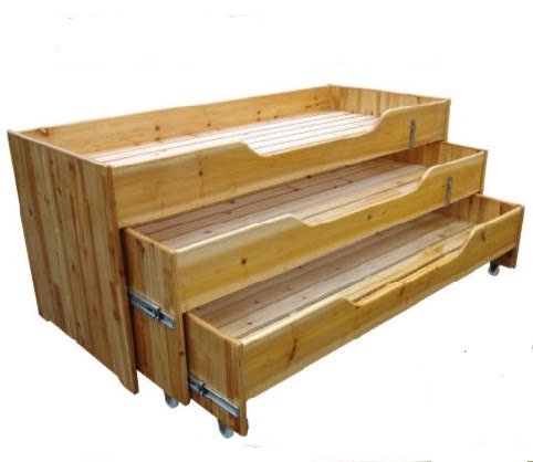 热销特价幼儿园床原色多层幼教