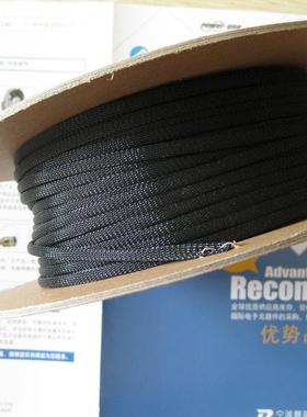 Techflex 螺线形绕线 1/4 ; 黑色 61米 伸缩套管 PTN0.25BK200