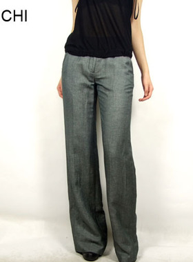 专柜正品 珂曼品牌 亚麻裤子商务长裤子 西裤大码 原599 清仓特价