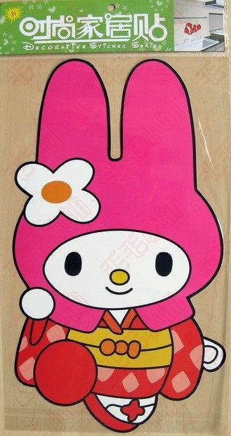货号:dt-046 [melody兔]单图贴|瓷砖贴|卡通贴|壁贴|汽车贴