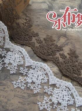 花云网纱刺绣蕾丝花边DIY手工拼布辅料口金包发饰布艺装饰材料