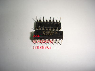 CD4051BE TI  原装正品进口  德州 DIP
