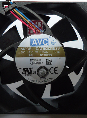原装AVC 8025 8CM暴力风扇12V 0.84A 4线PWM控速功能 DATB0825B2S