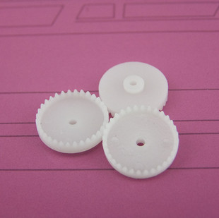 冠齿 玩具配件 塑料齿轮 32齿 孔径1.95MM皇冠齿轮 C322A 模0.5