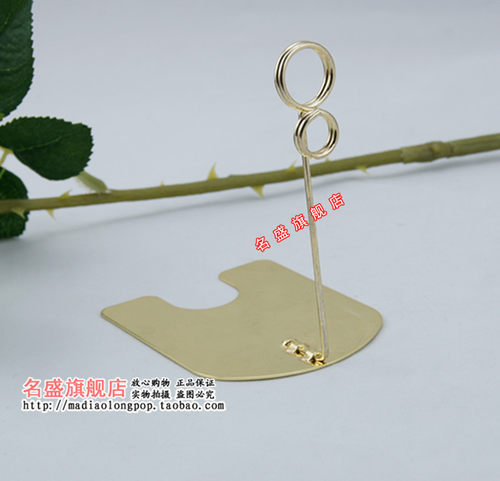pop五金标签夹蛋糕店金色烘焙