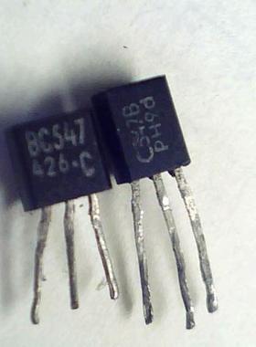 小功率三极管2SC547，BC547