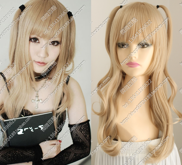 淡金色死亡笔记动漫假发