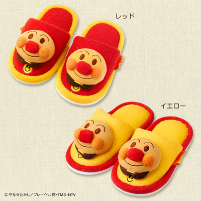 日本面包超人秋冬保暖立体拖鞋