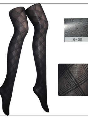 韩国 进口 时尚 LASYA 品牌 印花 连裤袜