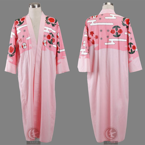【优质面料  精致做工  高度还原！】   ★    男装1件套：和服外套 产品用料：水密桃