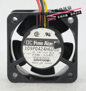 正品 山洋 4020 4CM 109P0424H6D10 24V 0.07A 散热 风扇