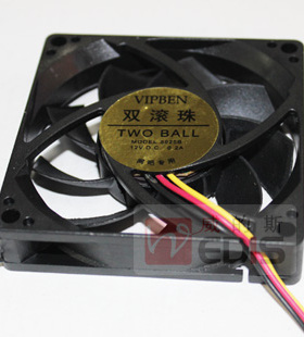 AMDCPU风扇双滚珠7cm 3pin静音风扇7厘米478风扇 电脑CPU散热风扇