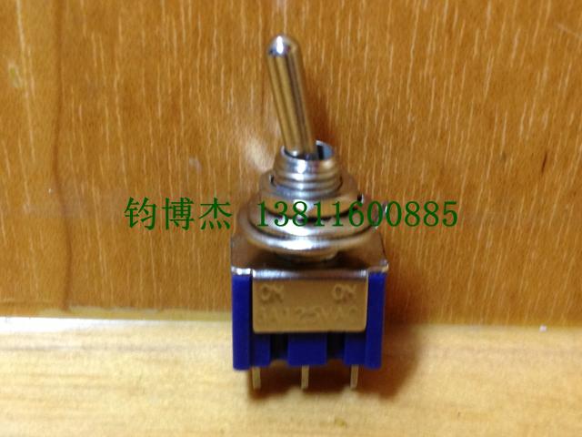 电子开关 钮子开关 3脚3档摇头开关MTS-103乒乓开关 开孔6MM