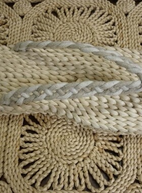 海贼王拖鞋路飞男士人字拖纯手工草编拖鞋 天然亚麻草鞋潮 定制