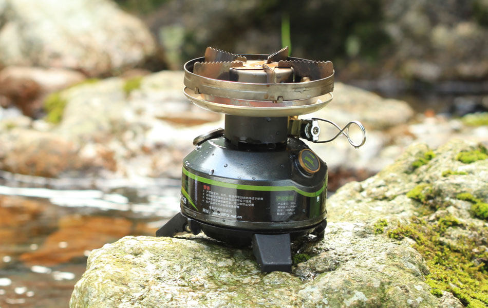 包邮！正品兄弟BRS-28巅峰一号防风炉头 一体式油炉 免预热汽油炉