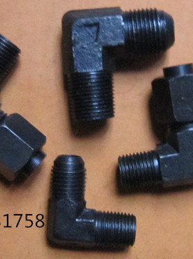 GB/T5637扩口式锥螺纹直角管接头M39*2-1寸液压软管油管过渡接头