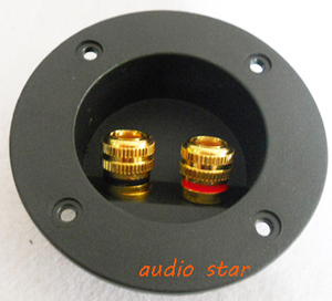 纯铜音箱接线盒 音箱接线柱 音箱接线端子音响接线盒