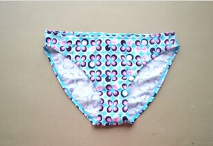 F231外貿原单高品质时尚 印花三角包臀比基尼泳褲