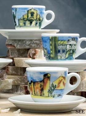 SEELOVE-Italy -WBC/WLAC专业比赛咖啡杯Genova（热那亚）62cc