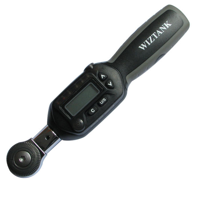 台湾进口电子数显扭力扳手3-60NM wsc-060 扭矩 力矩 可换头 棘轮