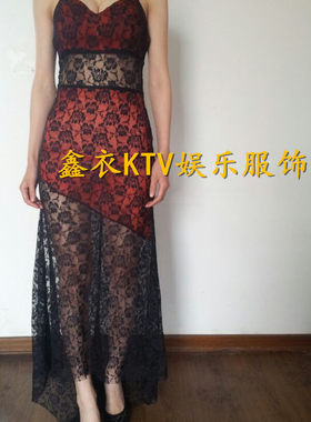 深v模特佳丽舞蹈公主风夜店晚装