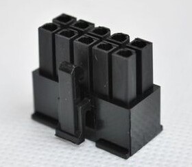 海韵X750 X650 等 模块化电源线接口 10pin 公头 黑色