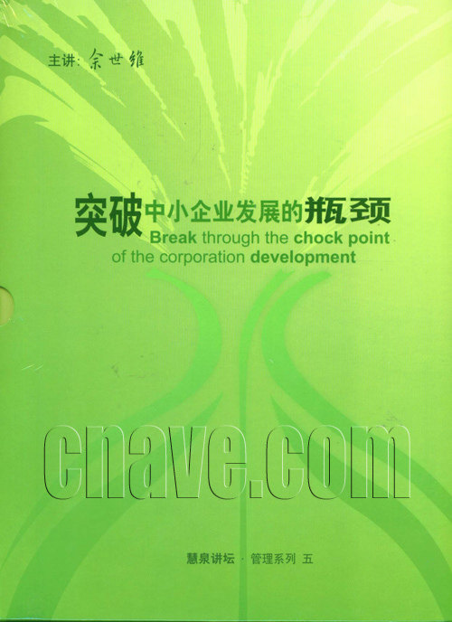包发票正版 突破中小企业发展的瓶颈 余世维 8VCD视频光盘
