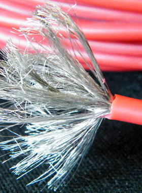 高品质模型 电机电调电池用 10AWG 超柔软硅胶线 红色 12元/米