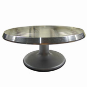 铝合金裱花转台 德立 蛋糕转盘 裱花台 裱花托 12英寸裱花转台