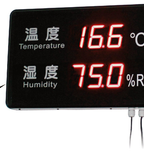 LED大屏温湿度表 进口传感器温湿度计HE212A温湿度显示屏 显示器