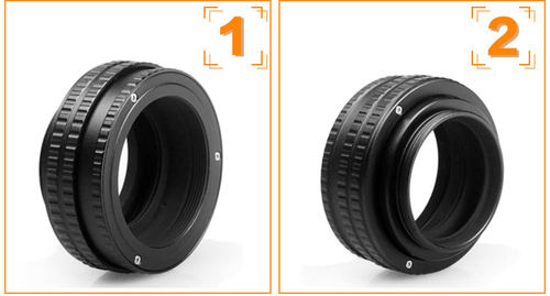M52-M42 17mm-31mm 全铝调焦桶 调焦筒 转接环 镜头改口用 调焦环