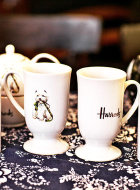 harrods英国茶壶情侣杯