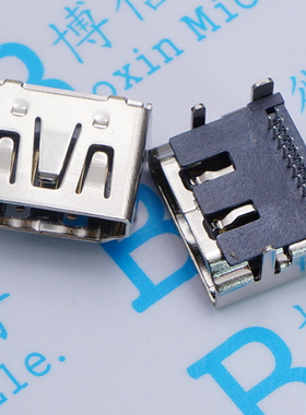 插脚 HDMI 高清接口母座 HDMI插脚 19P 双排脚 镀银 高清插头