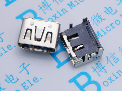 插脚hdmi高清接口母座19p双排