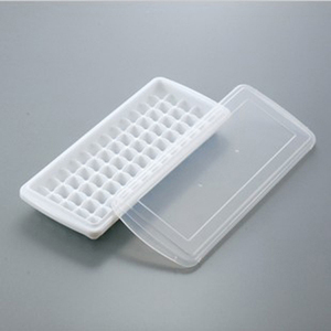 日本进口健康家用冰块模具制冰器65冰格创意制冰盒冰箱冰模子带盖