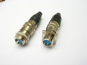 航空插头XS12K3P XS12K4P XS12K5P 2芯3芯4芯5芯带皮套