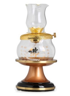 纯铜底座玻璃供灯佛具特价