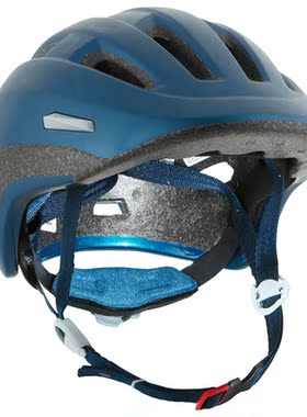 迪卡侬正品B'TWIN自行车成人护具骑行头盔通风轻盈舒适249元蓝色
