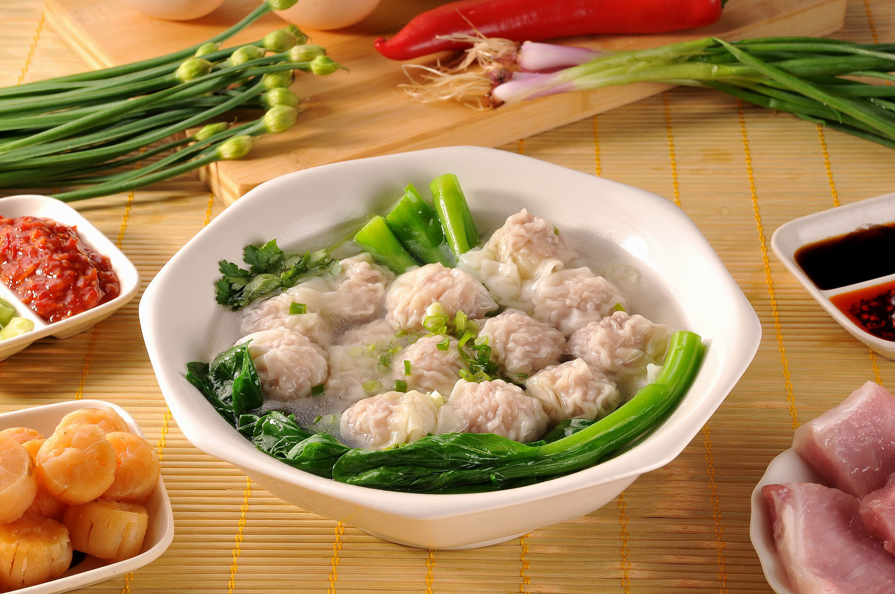 623海报印制海报展板素材953饮食文化云吞图