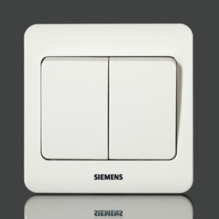 西门子远景二开多控2位三控中途开关（其中一个多控一个双控）