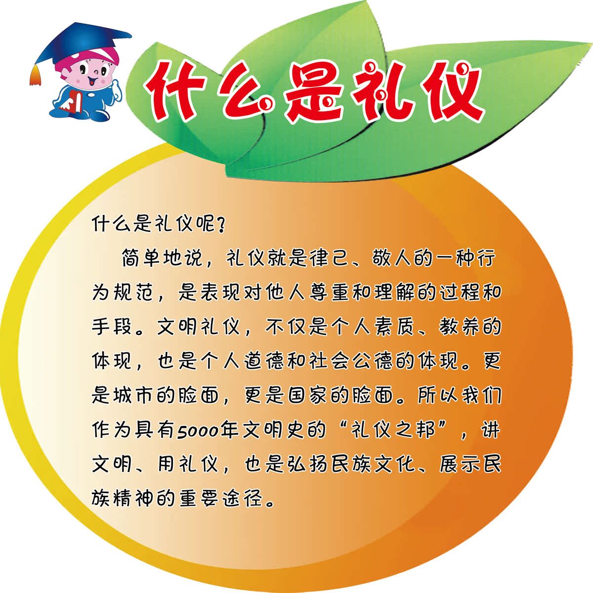 631海报印制海报展板素材946讲文明什么是礼仪幼儿园