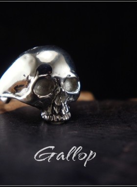 Mastermind Japan MMJ 骷髅头戒指 阿美咔叽风格纯银指环铁头的店